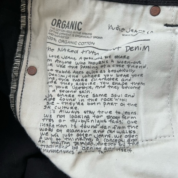 Nudie jeans - black 33x28 - Picture 10 of 12